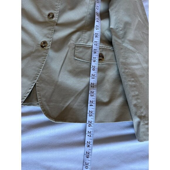 Michael Kors Jacket Blazer Women Sz 14 Button Down Pockets Military Style Lined - Picture 11 of 11